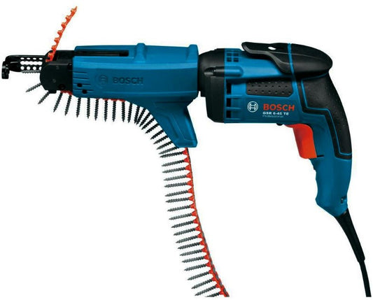 Bosch Blue GSR 6-45 TE + MA 55 Drywall screwdriver 701W 230V in L-BOXX