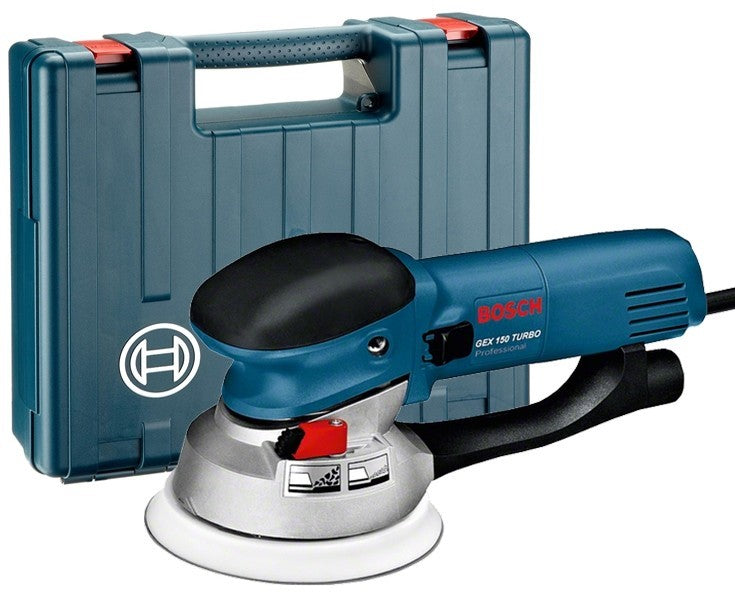 Bosch Blue GEX 150 Turbo Eccentric Sander 150mm 600W 230V in Case