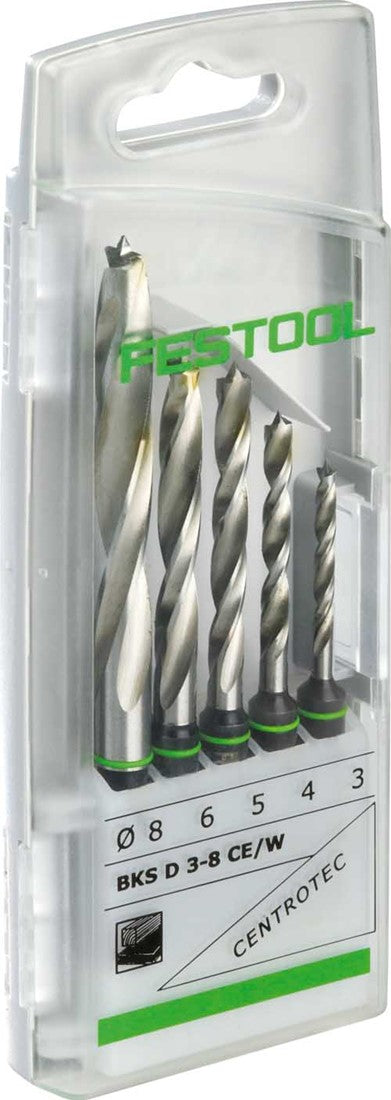 Festool BKS D 3-8 CE/W Boorcassette 3, 4, 5, 6, 8 millimeter 493648