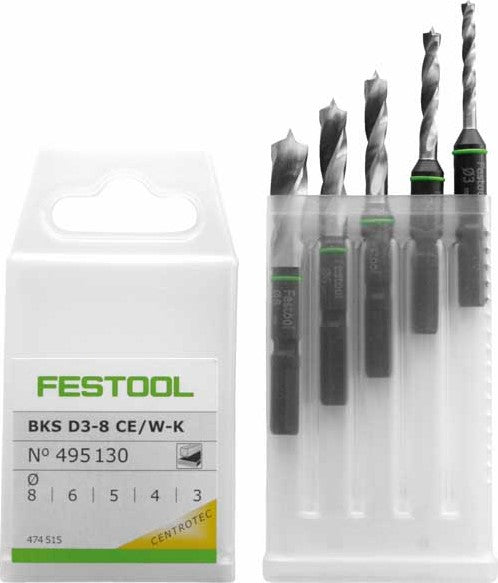 Festool BKS D 3-8 CE/WK Bohrerkassette 3, 4, 5, 6, 8 Millimeter 495130