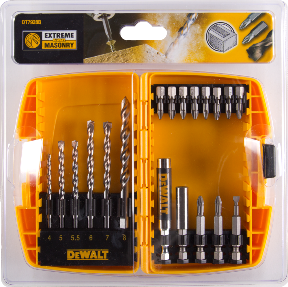 DT7928B 19-delige Boor- & bitset in Tough Case