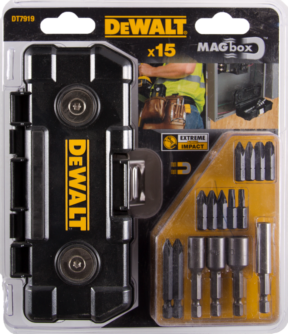 DT7919 15-delige Bitset in Cassette