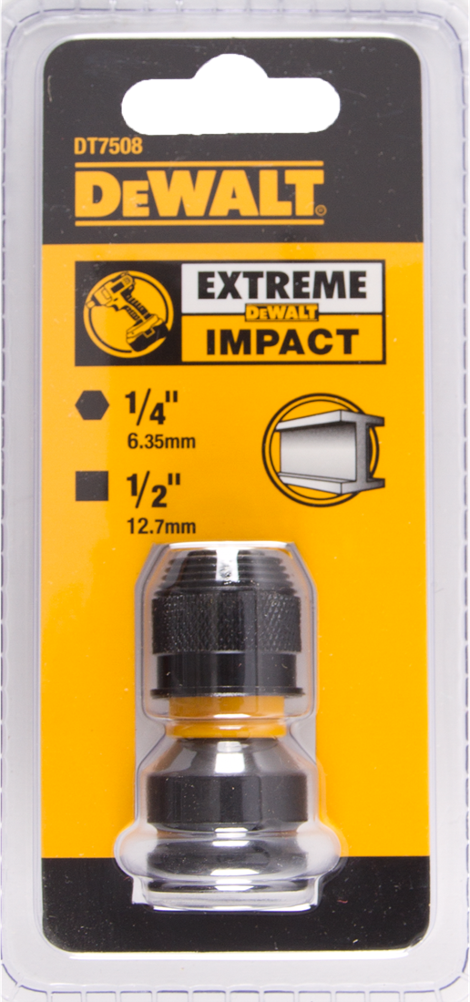DT7508 Impact Schlagmutteradapter 1/2" auf 1/4"