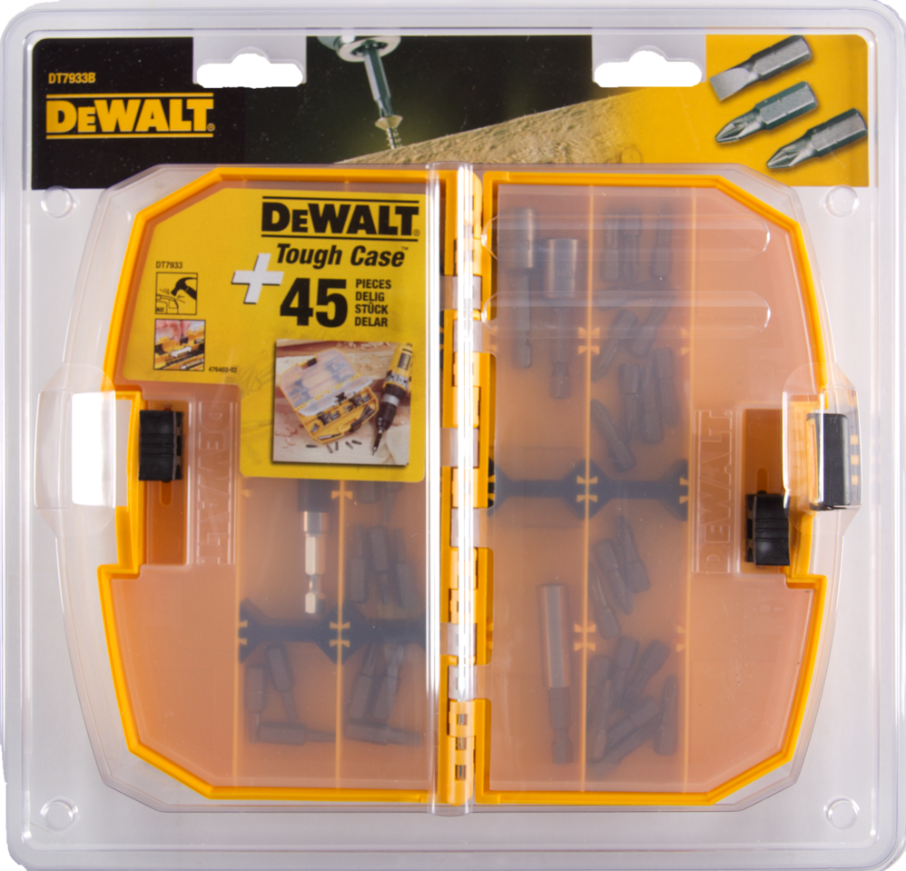 DT7933B Tough Case screwdriver bit set DEW-DT7933B-QZ