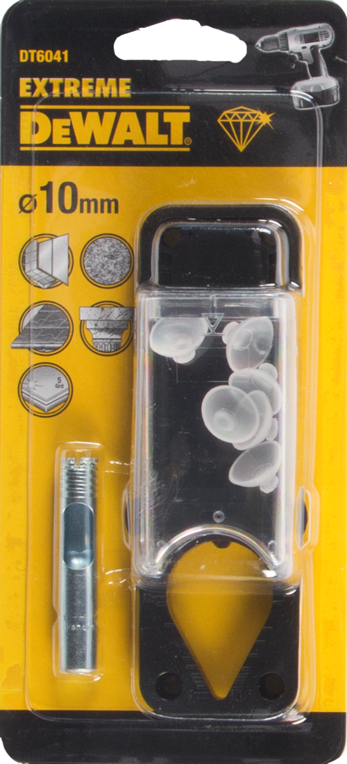 DT6041 Tegelboor 10mm + Waterreservoir