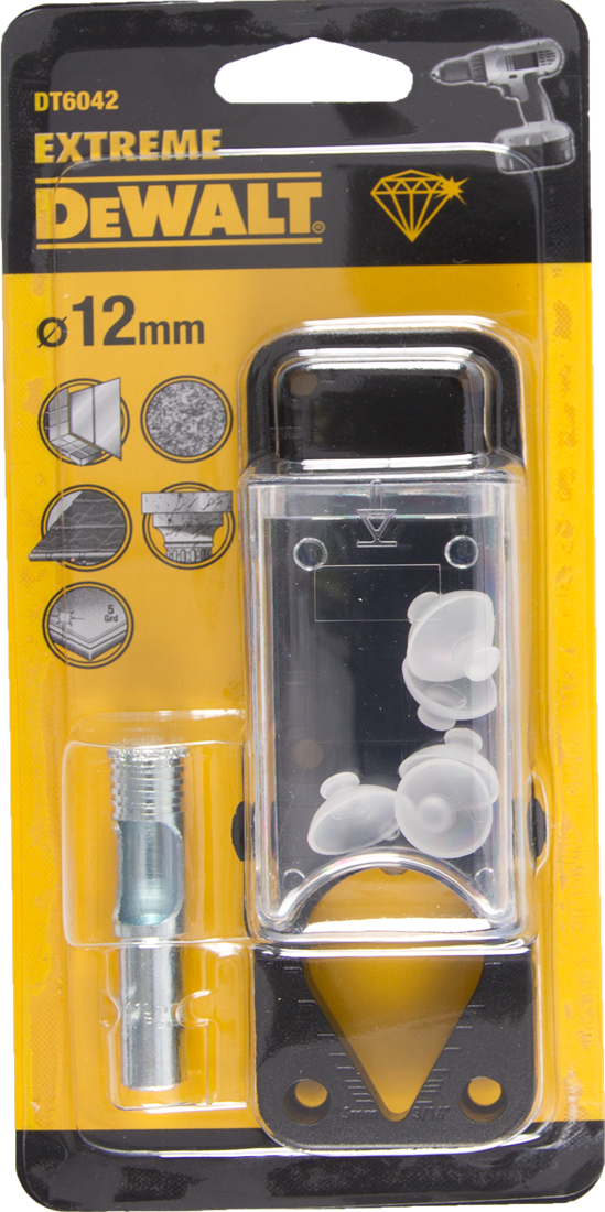 DT6042 Tegelboor 12mm + Waterreservoir