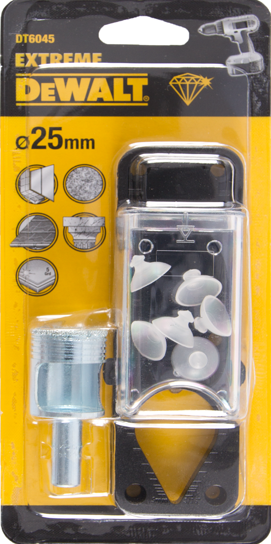 DT6045 Tegelboor 25mm + Waterreservoir