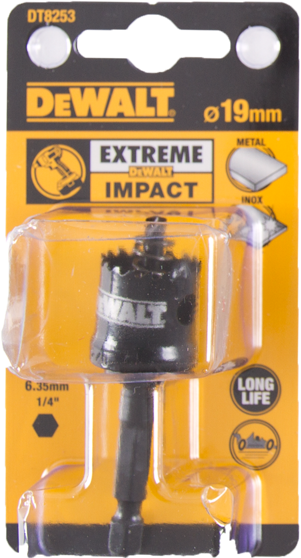 DT8254 Impact Holesaw 22 millimeters DEW-DT8254-QZ
