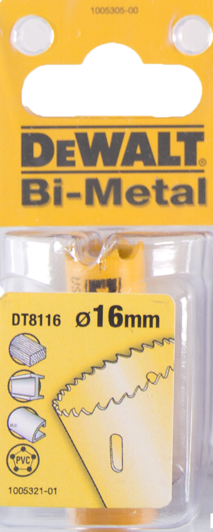 DT8116 Lochsäge BIM 16 Millimeter DEW-DT8116-QZ