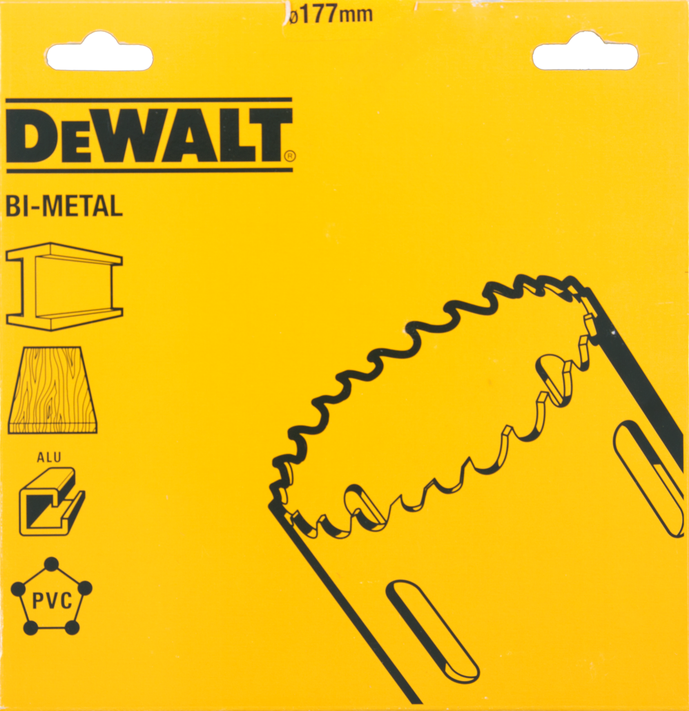 DT8266 Gatenzaag BIM 177 millimeter DEW-DT8266-QZ