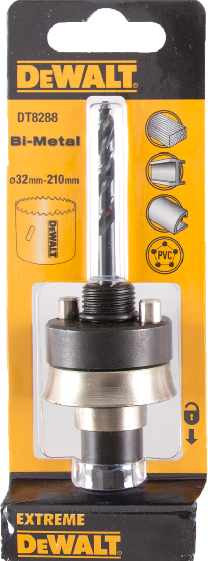 DT8288 Quick Change adapter for hole saws DEW-DT8288-QZ