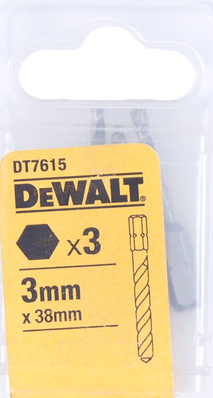 DT7615 Sechskant-Zentrierbohrer DEW-DT7615-QZ