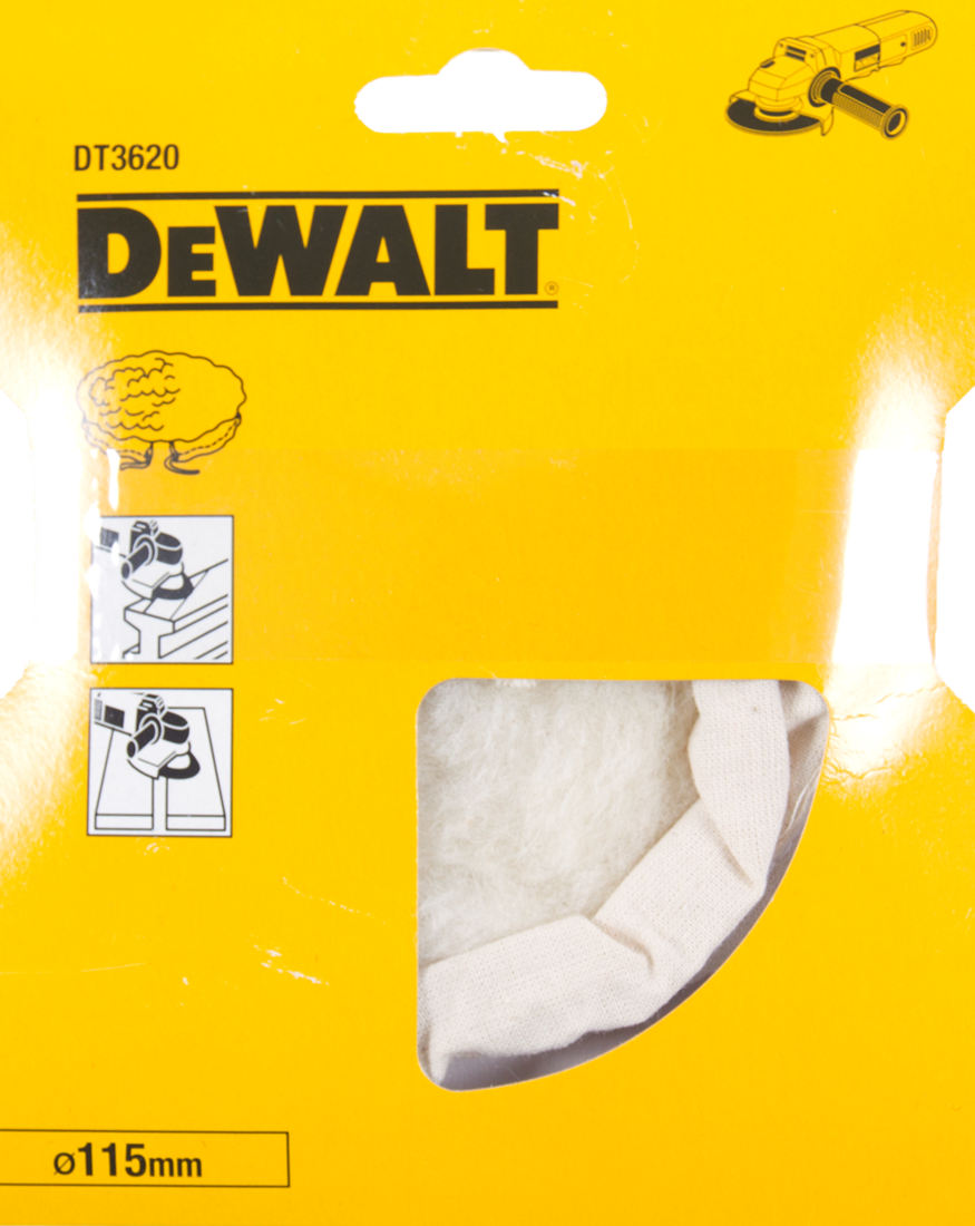 DT3620 Poetsvacht 115 millimeter DEW-DT3620-QZ