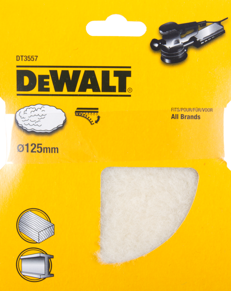 DT3557 Reinigungsmantel 125 Millimeter DEW-DT3557-QZ