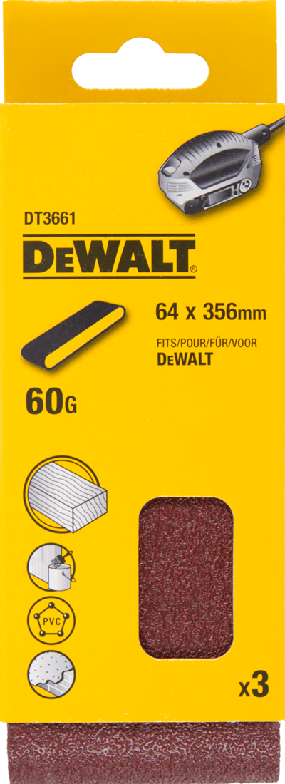 DT3661 P60 Schleifband 64x356mm VE=3