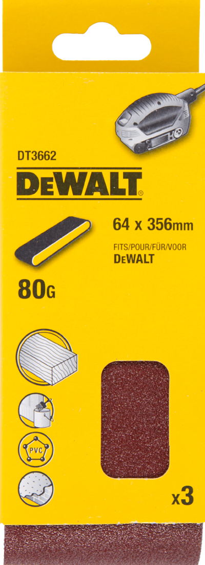 DT3662 P80 Schleifband 64x356mm VE=3
