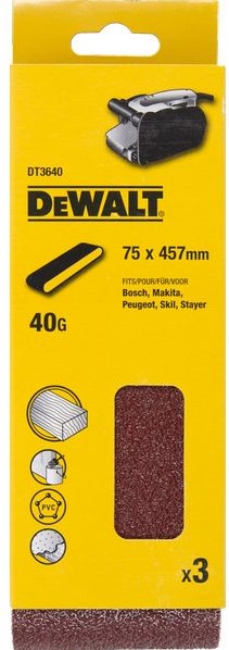 DT3640 P40 Schuurband 75x457mm VE=3