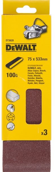 DT3628 P100 Schuurband 75x533mm VE=3