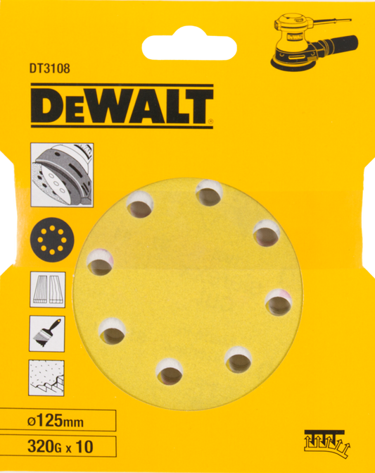 DT3108 P320 Schuurschijf 125mm VE=10