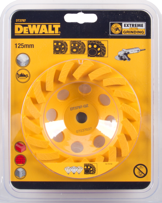 DT3797 Diamantschleifkopf Turbo 125mm.