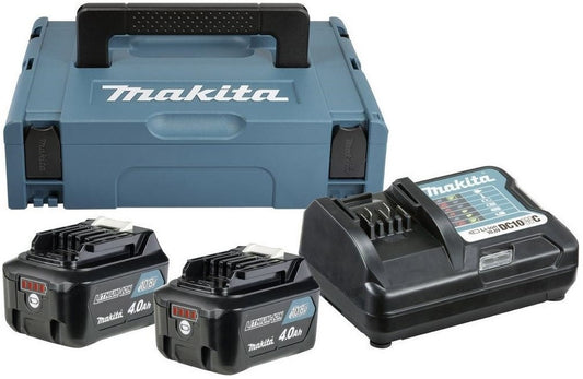 Makita Power Kit 2x 10,8V 4,0Ah Akkus und 1x DC10SA Ladegerät in Mbox