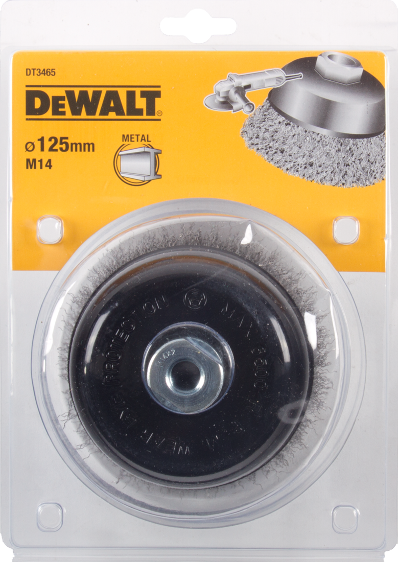 DT3465 Komborstel haakse slijper 125 millimeter DEW-DT3465-QZ