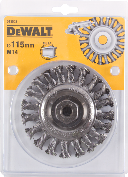 DT3502 Gedrehte Tellerbürsten Winkelschleifer 115 Millimeter DEW-DT3502-QZ