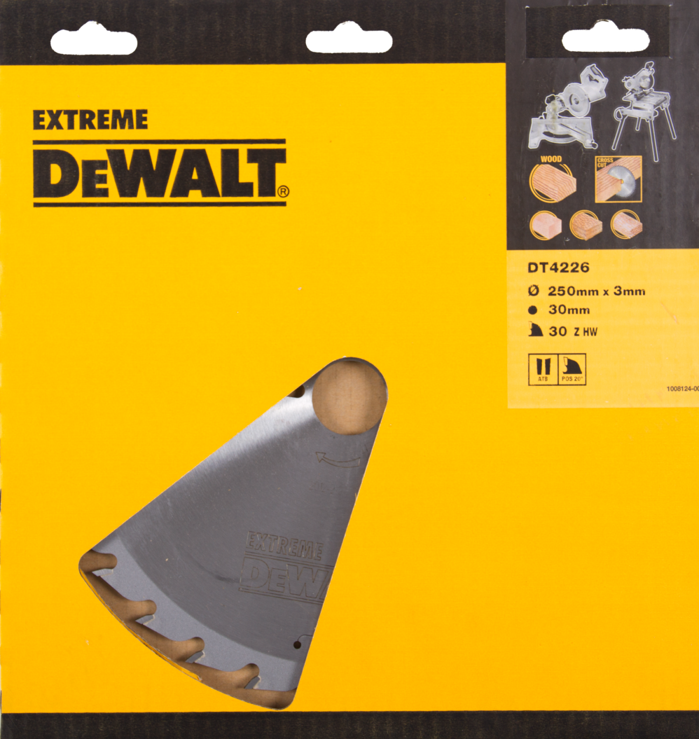 DT4226 Circular saw blade Extreme 250x2.2x30mm 30T