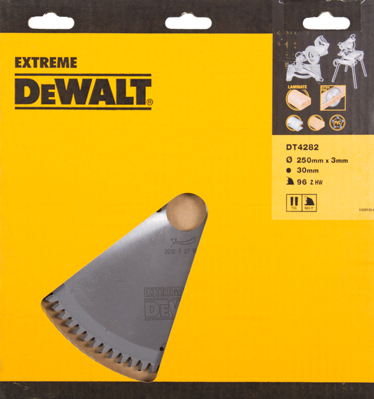 DT4282 Kreissägeblatt TCG 250x3x30mm 96T Aluminium