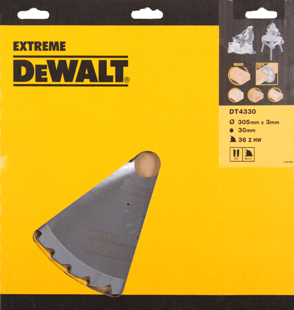 DT4330 ATB Kreissägeblatt 305x3x30mm 36T Universal
