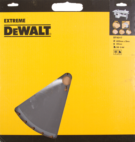 DT4317 Cirkelzaagblad Extreme 400x2.5x30mm 36T