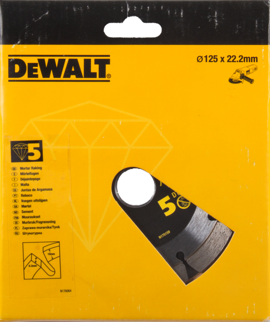 DT3757 Diamantfugenschneider 125 Millimeter DEW-DT3757-QZ
