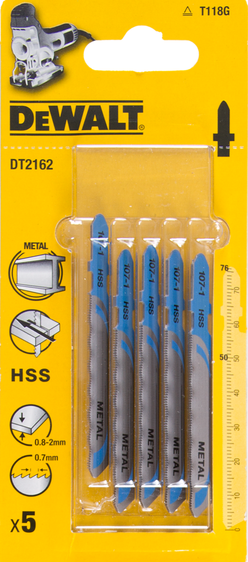 DT2162 Decoupeerzaagblad HSS DEW-DT2162-QZ