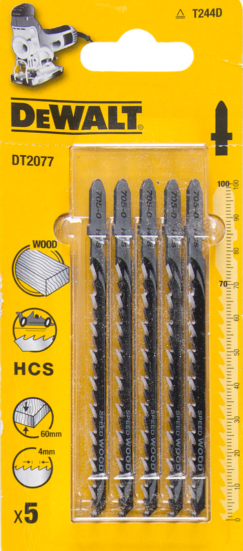DT2077 Jigsaw blade HCS DEW-DT2077-QZ