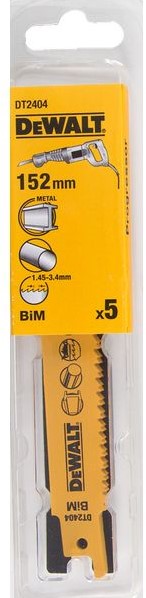 DT2404 Reciprozaagblad DEW-DT2404-QZ