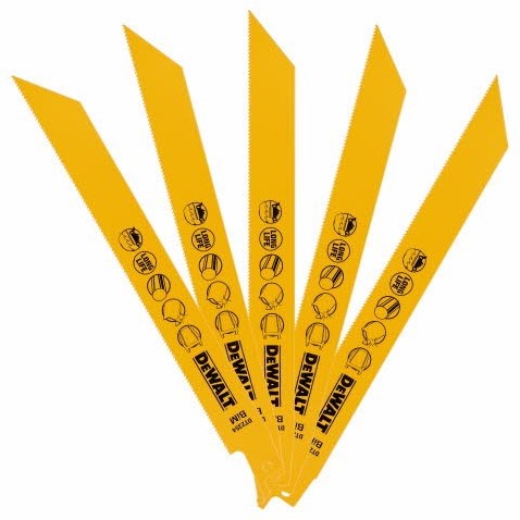 DT2354 Saber saw blade metal 203mm. VE=5