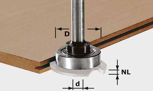 Festool S8 1,5-5 KL28 Frässpindel 499804