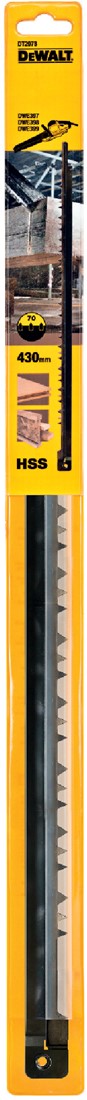DT2978 Alligator saw blade HSS 430mm Raw wood