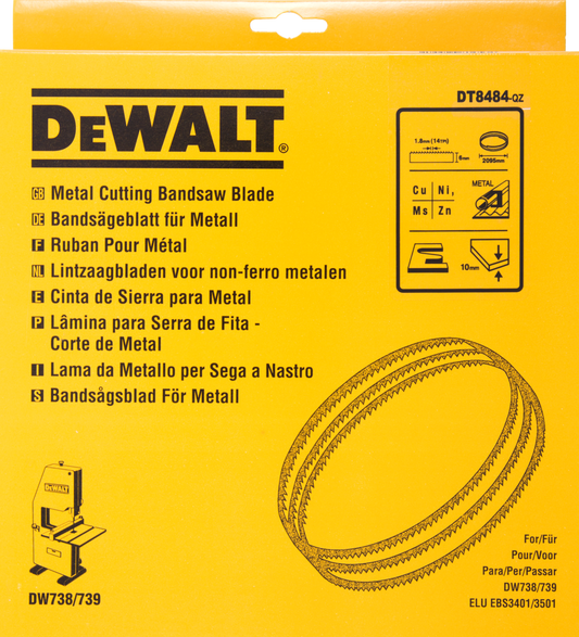 DT8484 Bandsägeblatt DEW-DT8484-QZ