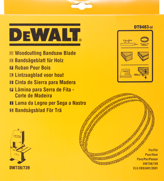 DT8483 Bandsägeblatt DEW-DT8483-QZ