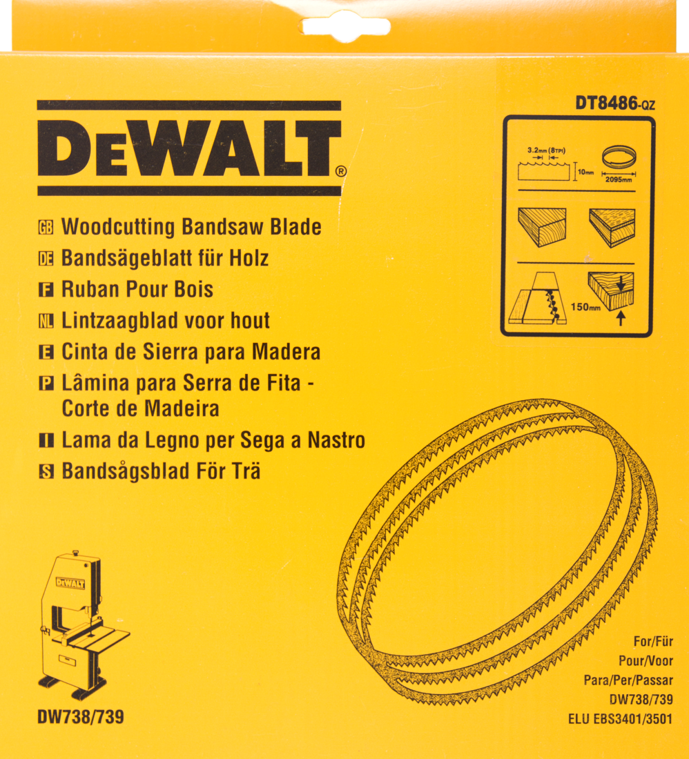 DT8486 Lintzaagblad DEW-DT8486-QZ