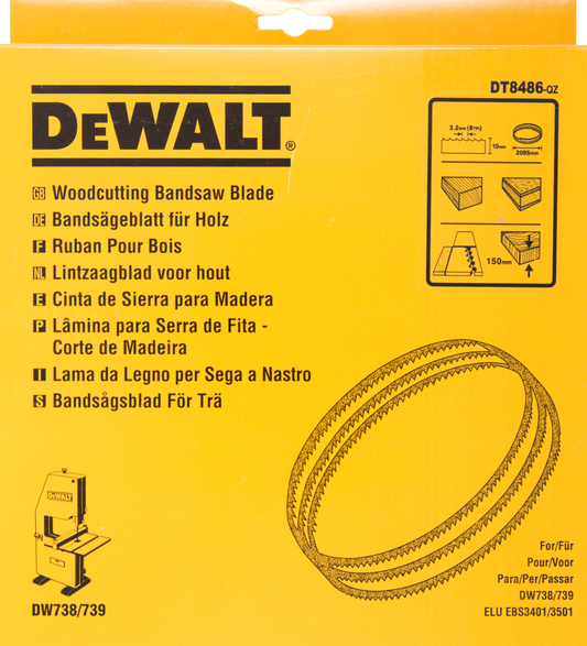 DT8486 Bandsägeblatt DEW-DT8486-QZ