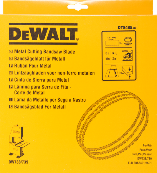 DT8485 Bandsägeblatt DEW-DT8485-QZ