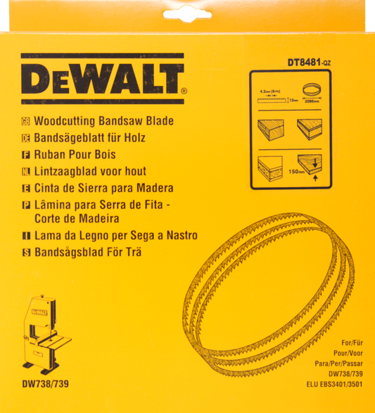 DT8481 Bandsägeblatt DEW-DT8481-QZ