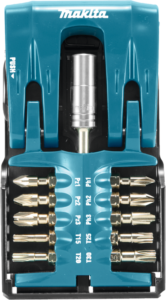 Makita Schraubbit-Set 11-teilig XTT in Kassette