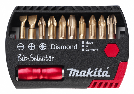 Makita P-53746 Schraubendreher-Bit-Satz 11-tlg Diamant""""