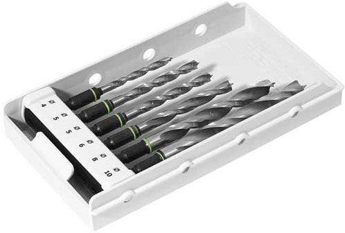 Festool DB WOOD CE SET TL 6x Bohrer 4, 2x5, 6, 8, 10 Millimeter 769093