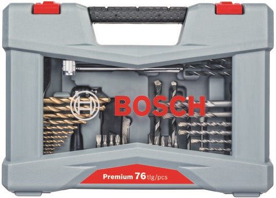 Bosch 76-delige Premium X-Line Boren- en Bitset