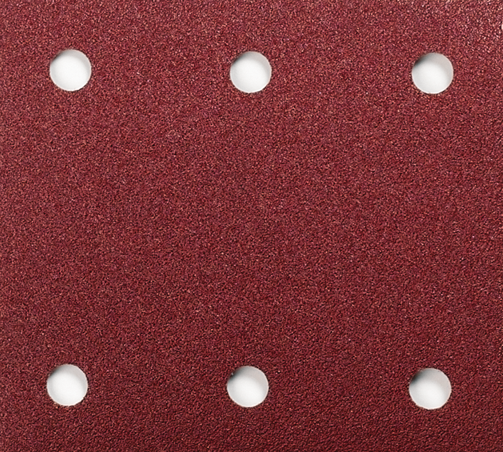 Makita P-33102 P80 Sanding sheet 114x102mm red PU=10