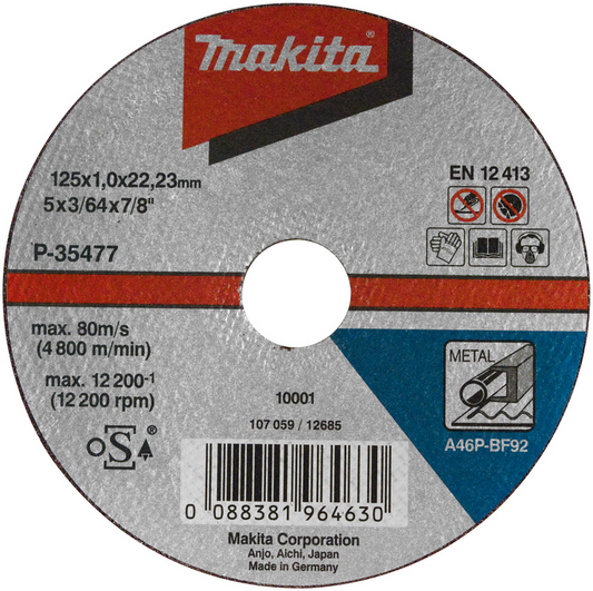 Makita P-05773 Metalltrennscheibe 230 Millimeter MAK-P-05773
